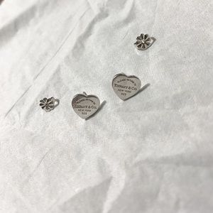 Tiffany & Co. Mini Heart Tag Earrings